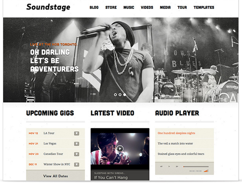WordPress Theme Soundstage